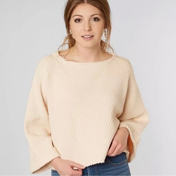 Free People I Can’t Wait Cropped Sweater XS - Picture 2 of 11
